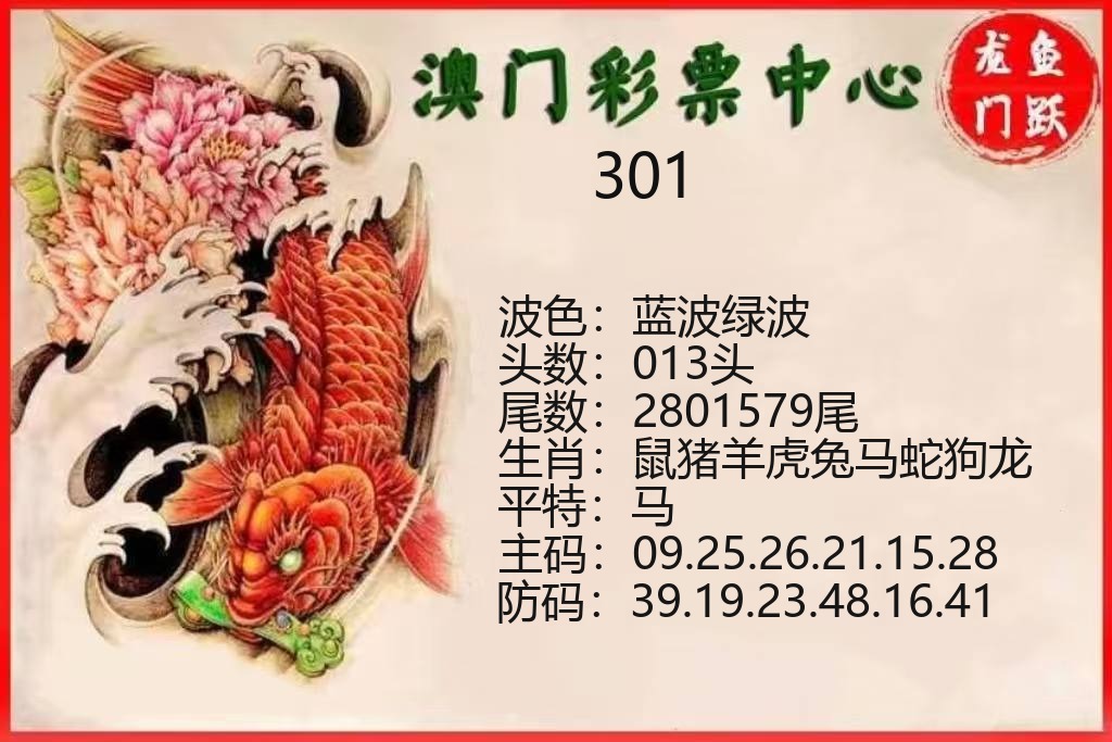 新澳乐彩龙门鱼跃资料图